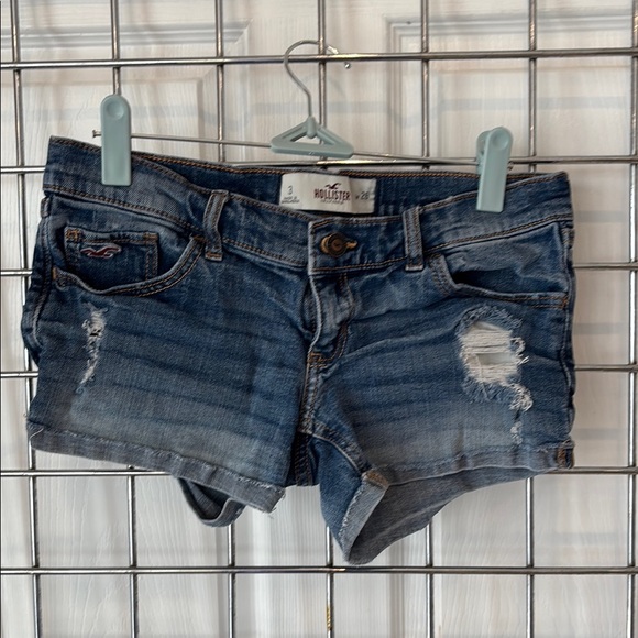 Hollister Pants - Hollister Blue Distressed Jean Shorts Cut-Off